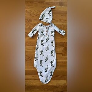 Caden Lane Olive Branch Knotted Gown